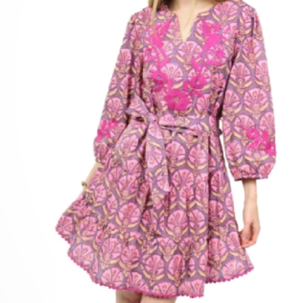 SISTER MARY PLUM MINI DRESS